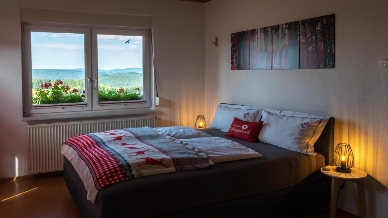 Ferienwohnung Fuchsbau Im Eg Des Ferienhauses Falkenhoehe Oberweißbach Eksteriør bilde